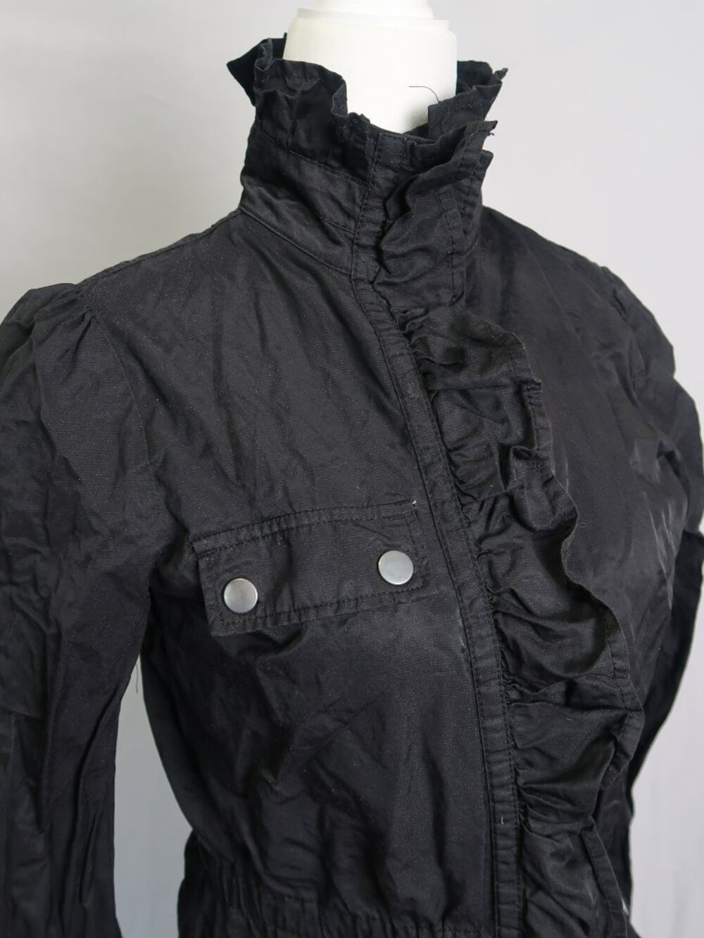 goth y2k windbreaker jacket